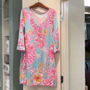 Lilly Pulitzer palmetto T-shirt v-neck dress